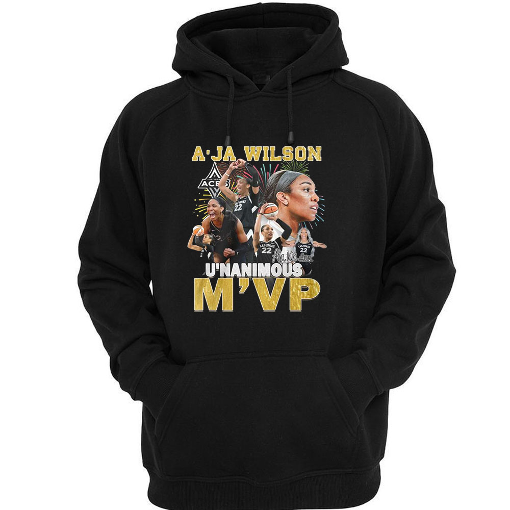 Las Vegas Aces Aja Wilson Unanimous Mvp 2024 Shirt Hoodie Las Vegas Aces Aja Wilson Unanimous Mvp 2024 Shirt Hoodie