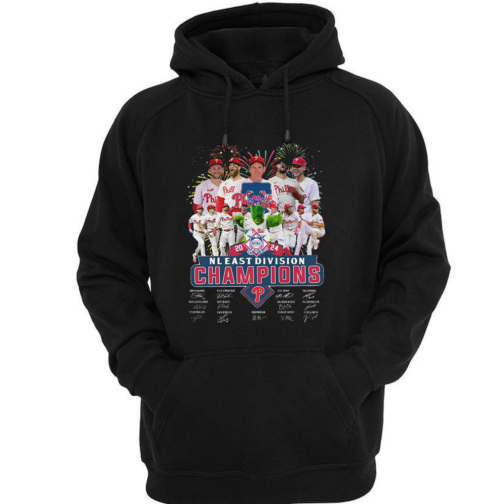 Philadelphia Phillies Nl East Division Champs 2024 The Celebration Shirt Hoodie Philadelphia Phillies Nl East Division Champs 2024 The Celebration Shirt Hoodie