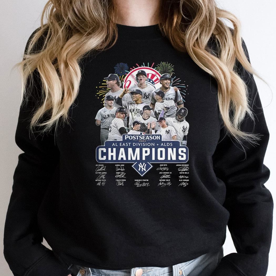 New York Yankees Postseason Al East Division Champions 2024 Shirt New York Yankees Postseason Al East Division Champions 2024 Shirt
