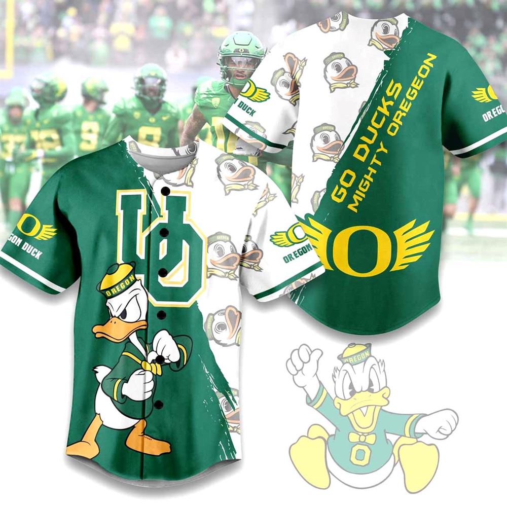 Do Ducks Mighty Oregeon Custom Baseball Jersey