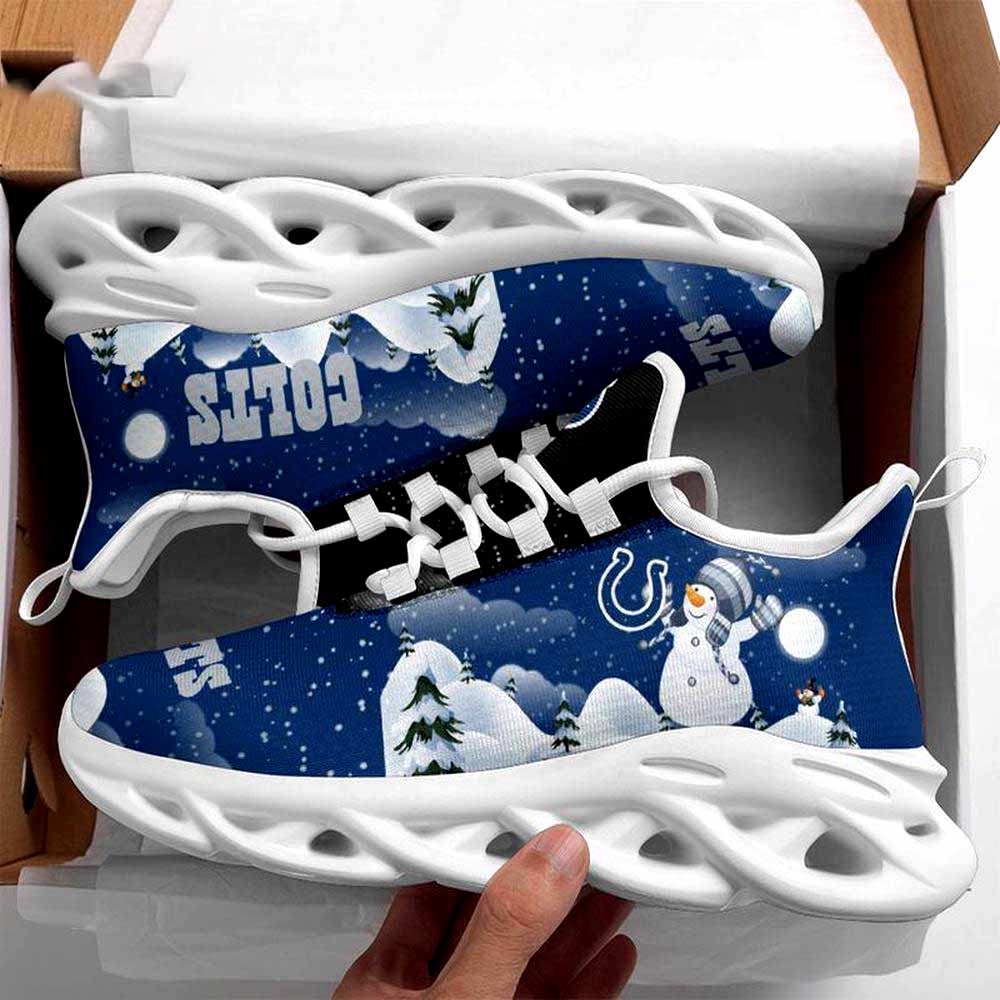 Indianapolis Colts Christmas Snowman Nfl Clunky Max Soul Shoes Indianapolis Colts Christmas Snowman Nfl Clunky Max Soul Shoes