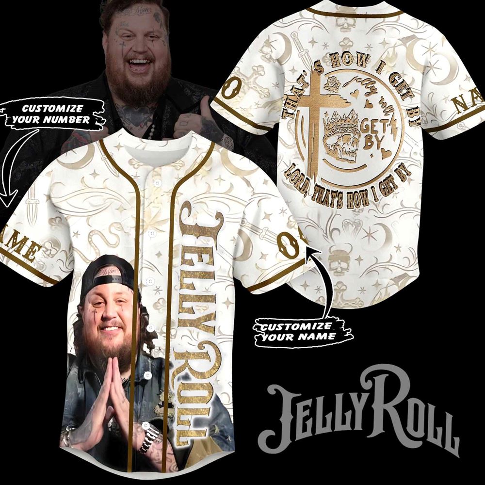Jelly Roll Lord That’s How I Get By Custom Baseball Jersey Jelly Roll Lord That’s How I Get By Custom Baseball Jersey