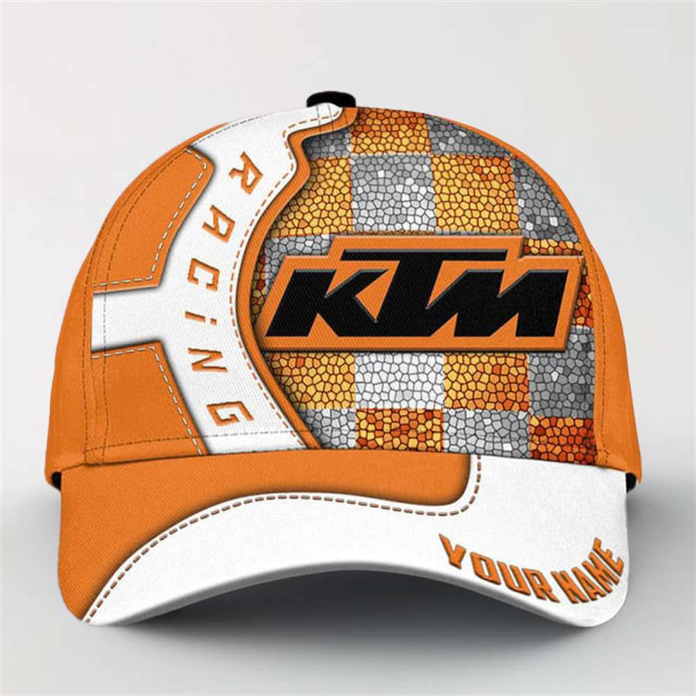 Ktm Racing Personalized Name Classic Cap