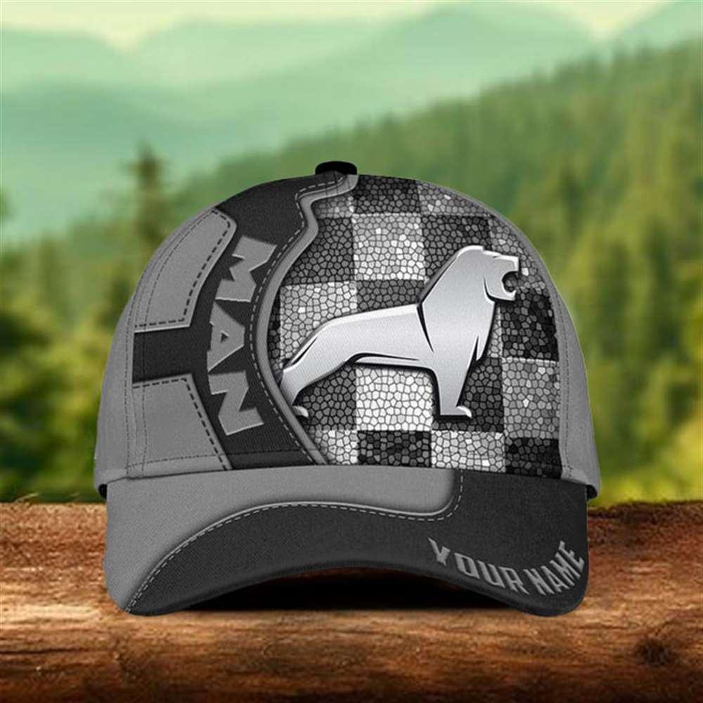 Man Trucks Personalized Name Classic Cap