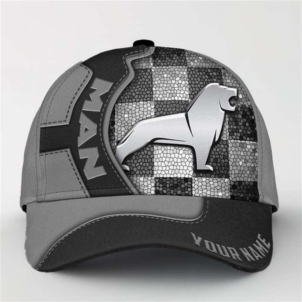 Man Trucks Personalized Name Classic Cap