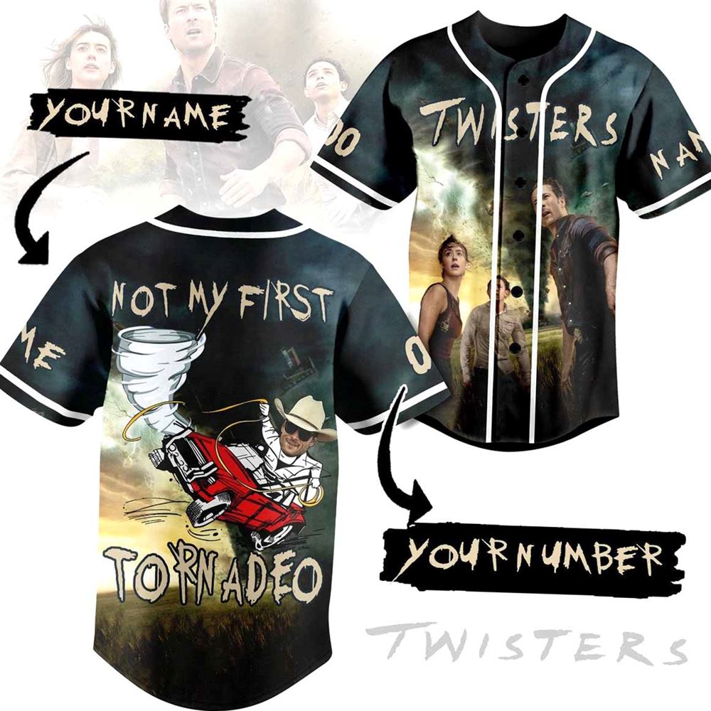 Not My First Tornadeo Twisters Custom Baseball Jersey Not My First Tornadeo Twisters Custom Baseball Jersey