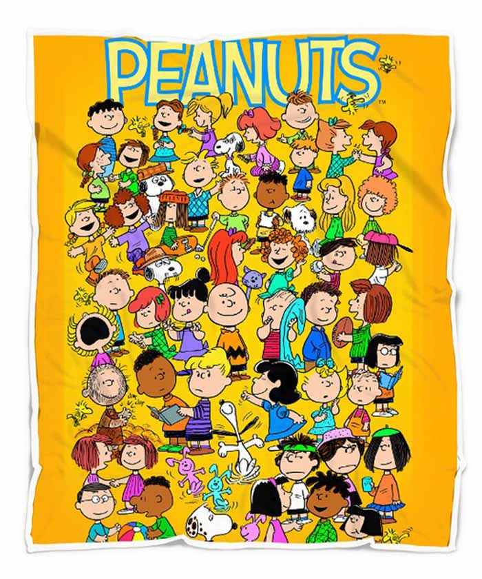 Peanuts Friends Quilt Fleece Blanket