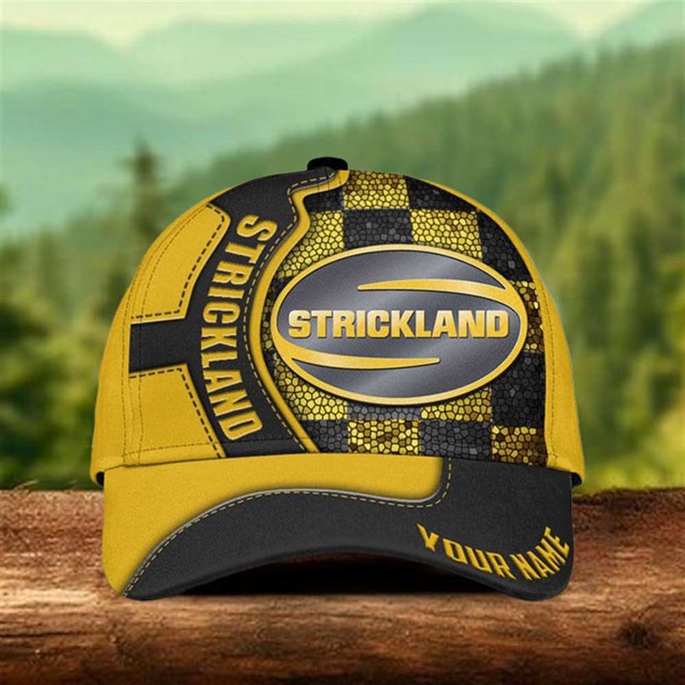 Strickland Pelle Personalized Name Classic Cap