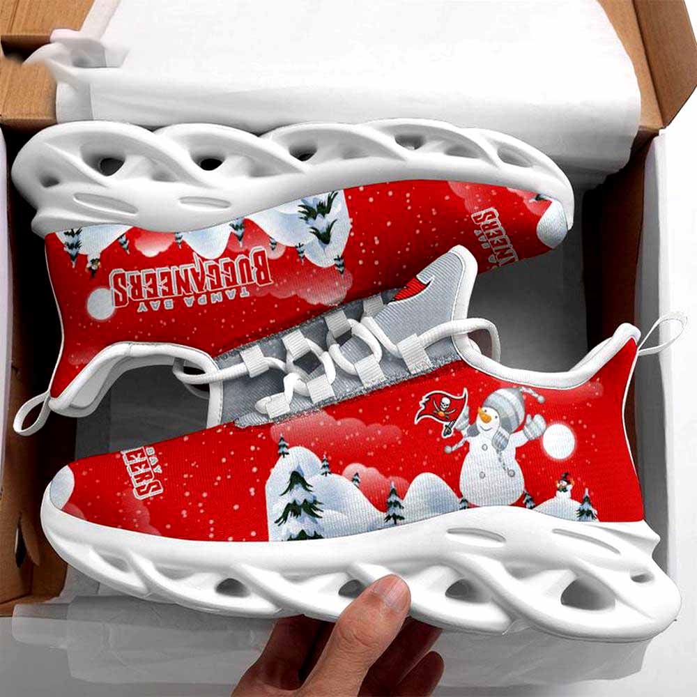 Tampa Bay Buccaneers Christmas Snowman Nfl Clunky Max Soul Shoes