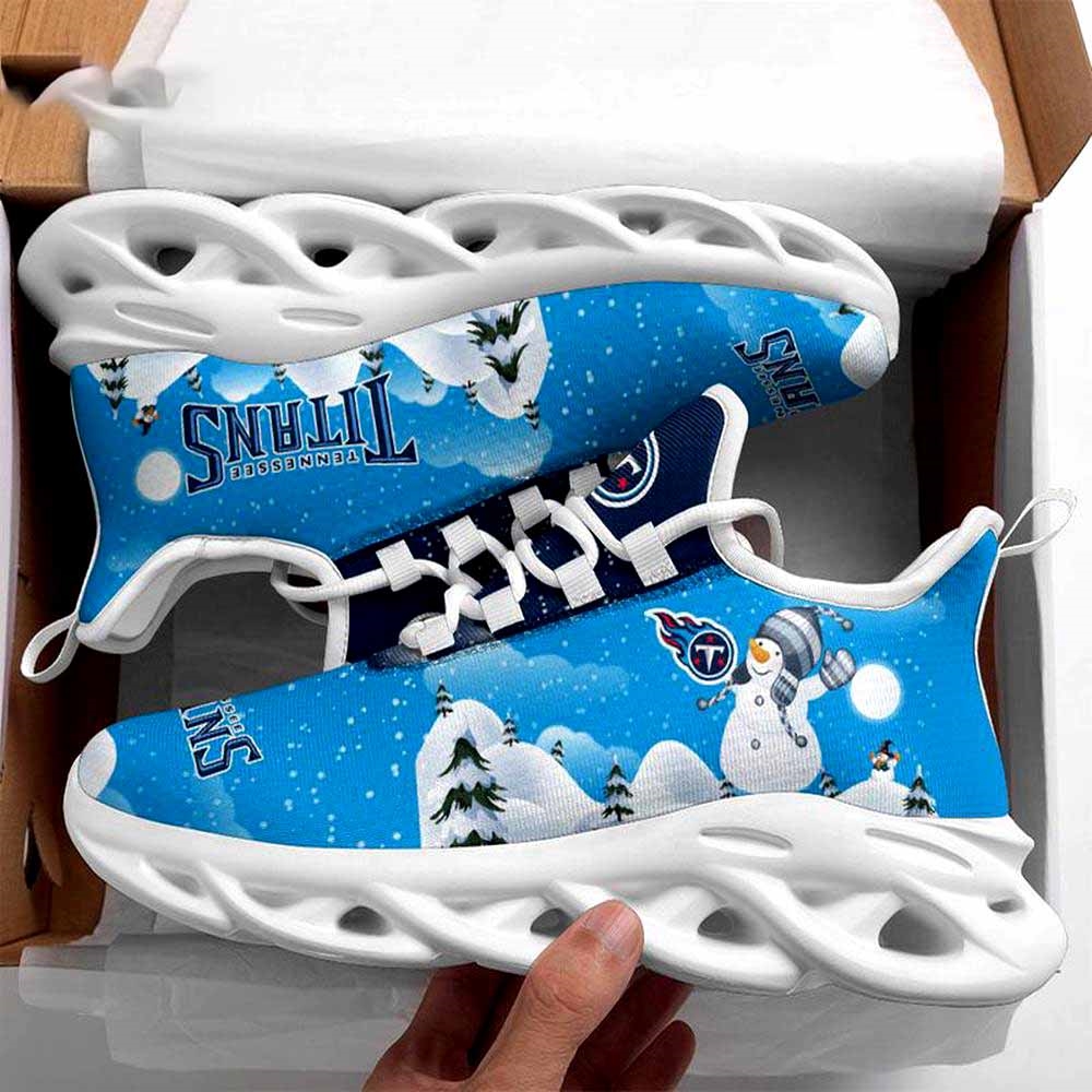 Tennessee Titans Christmas Snowman Nfl Clunky Max Soul Shoes