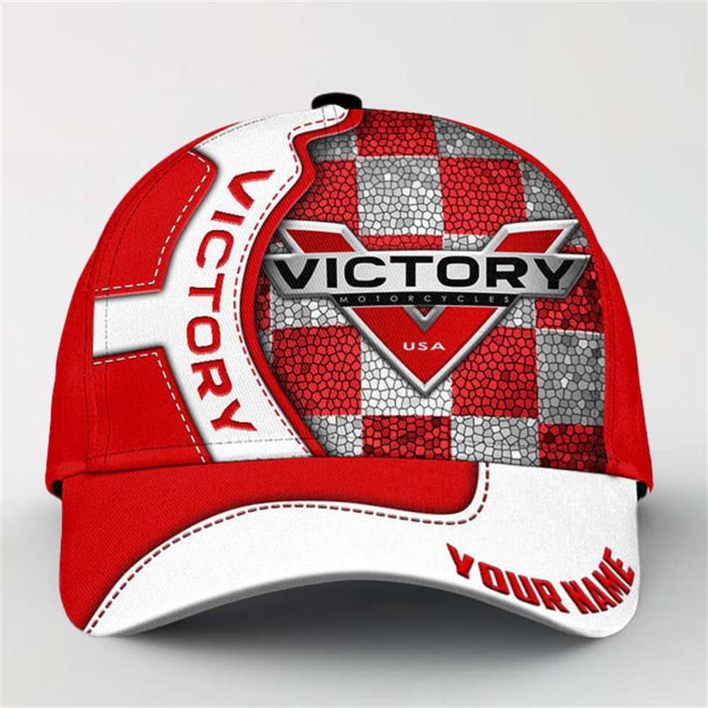 Victory Usa Motorcycles Personalized Name Classic Cap
