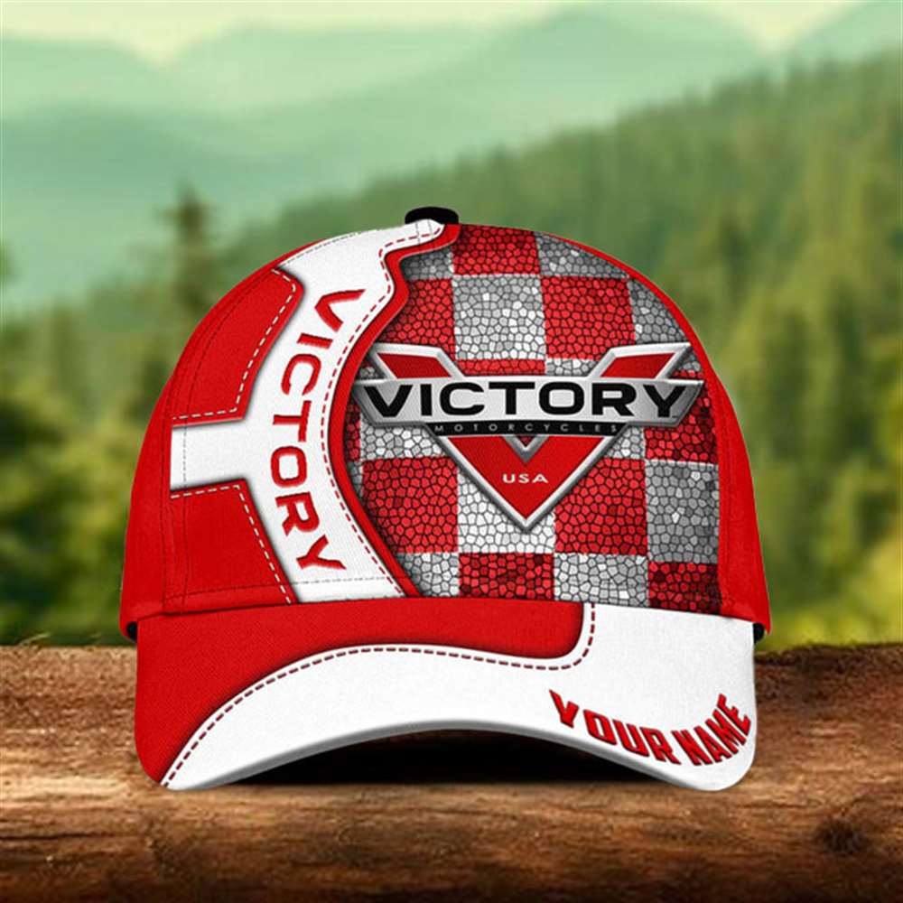 Victory Usa Motorcycles Personalized Name Classic Cap