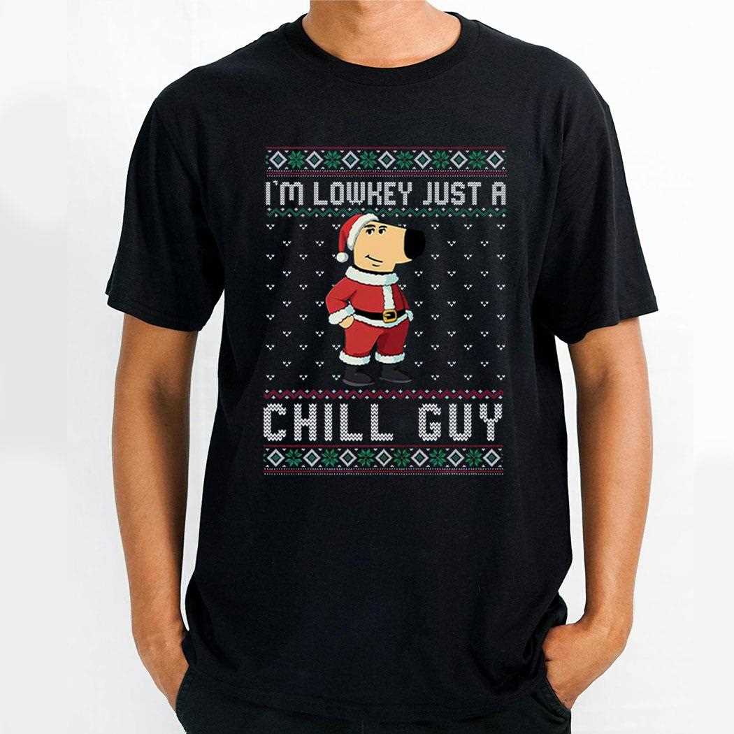 Im Lowkey Just A Chill Guy Christmas Sweatshirt