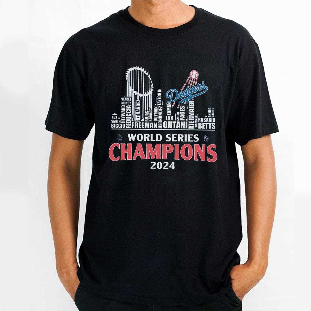 La City Los Angeles Dodgers 2024 World Series Champions Shirt