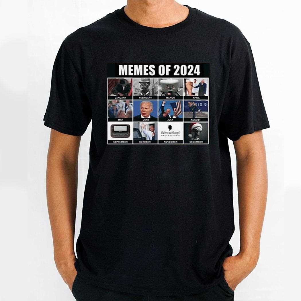 Memes Of 2024 Megamix Shirt