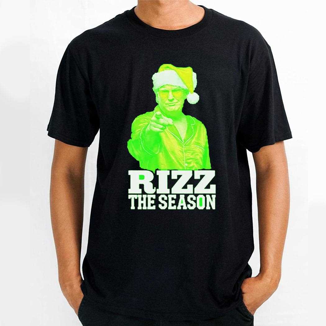 Rizz The Season Trump Christmas Santa Pajama Rizzmas Shirt Rizz The Season Trump Christmas Santa Pajama Rizzmas Shirt