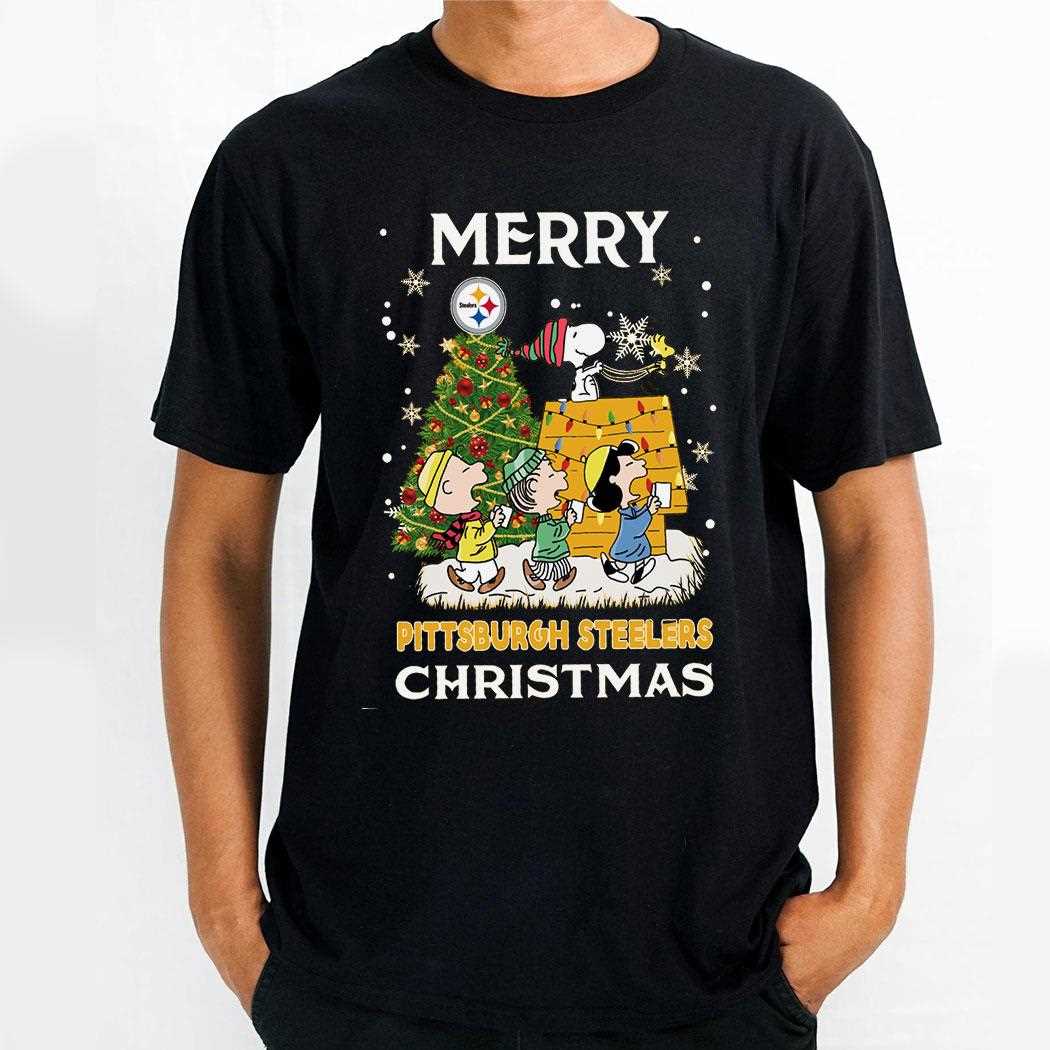 The Peanuts Merry Christmas Pittsburgh Steelers Sweatshirt