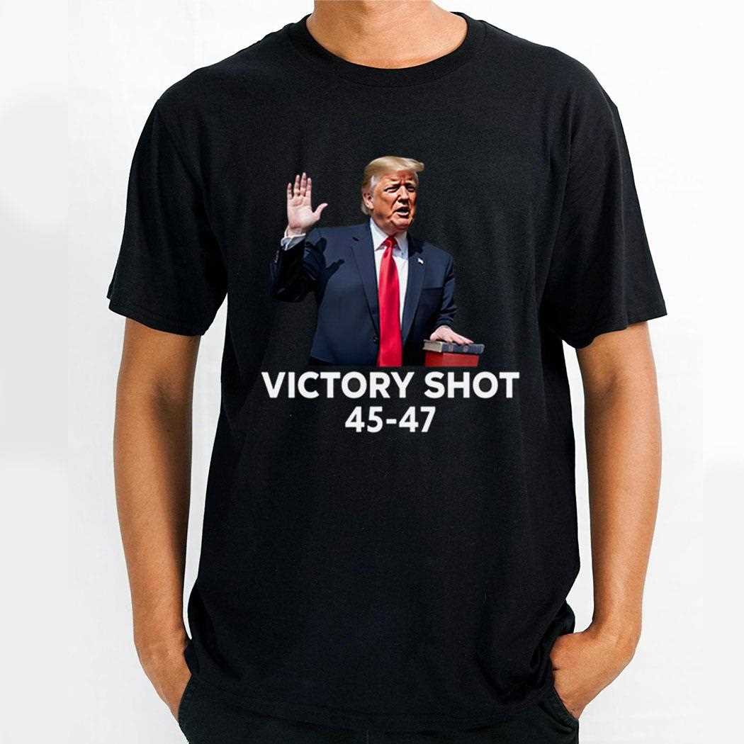 Trump Victory Shot 45-47 Shirt