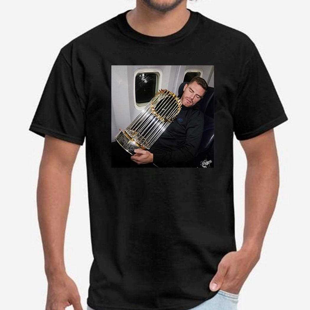 Freddie Freeman Sleep With World Series Title Shirt Hoodie