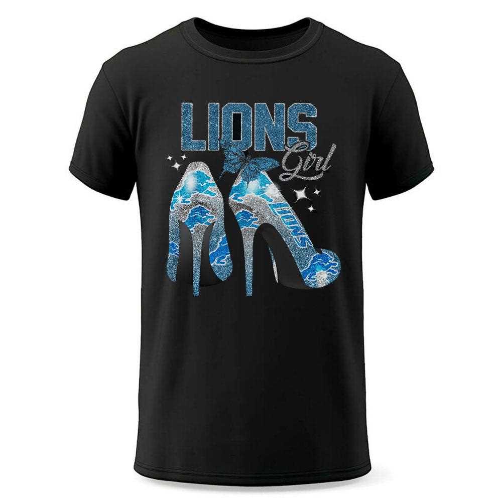 High Heels Detroit Lions Girl Christmas Sweatshirt High Heels Detroit Lions Girl Christmas Sweatshirt