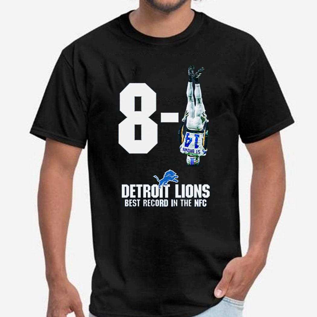 Lions Are 8-1 Best Record In The Nfc Shirt