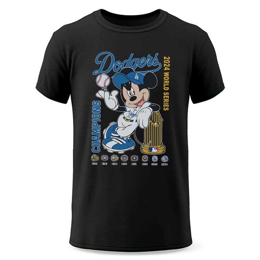 Los Angeles Dodgers 2024 World Series Champions Mickey Mouse Sweatshirt Los Angeles Dodgers 2024 World Series Champions Mickey Mouse Sweatshirt
