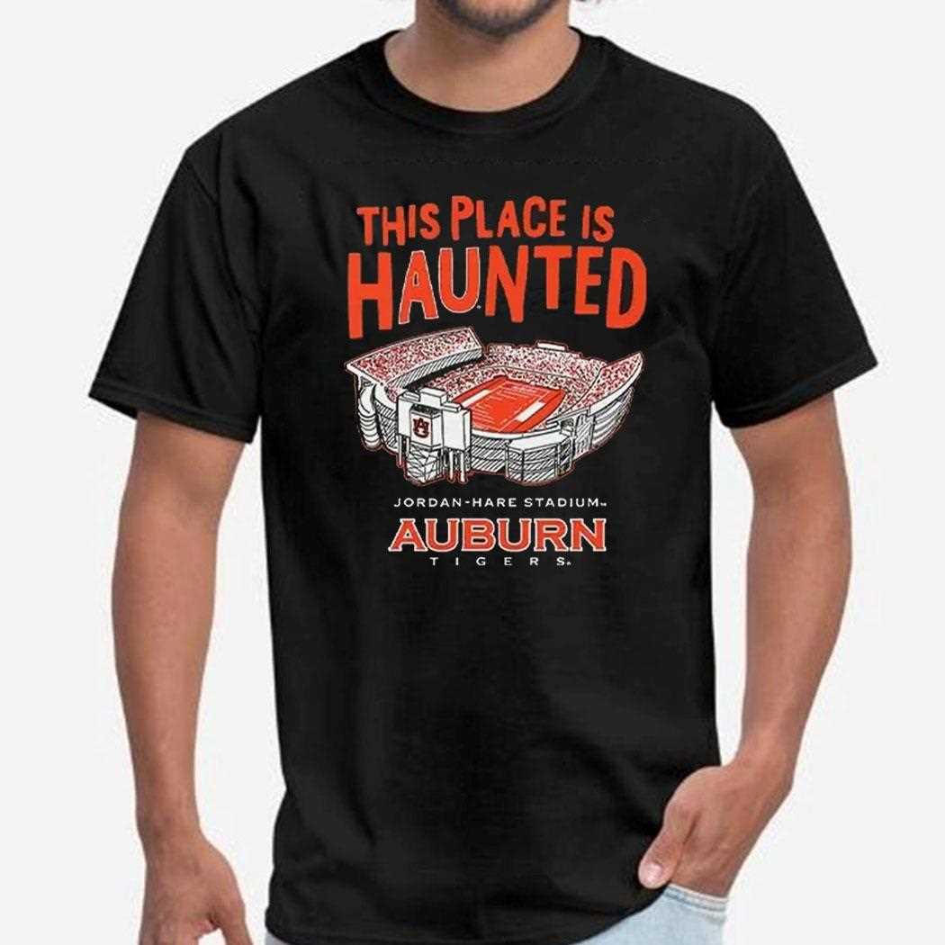 This Place Is Haunted Jordan Hare Stadium Auburn Tigers Shirt
