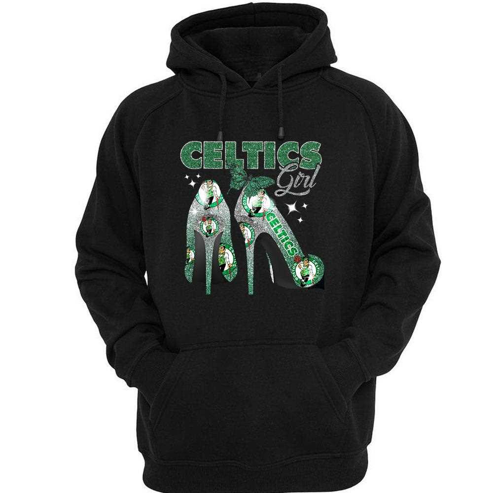 High Heels Boston Celtics Christmas Sweatshirt High Heels Boston Celtics Christmas Sweatshirt