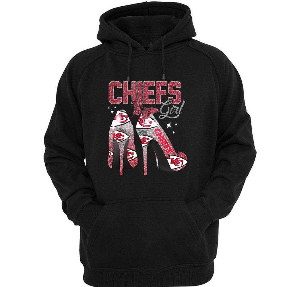 High Heels Chiefs Girl Christmas Sweatshirt High Heels Chiefs Girl Christmas Sweatshirt