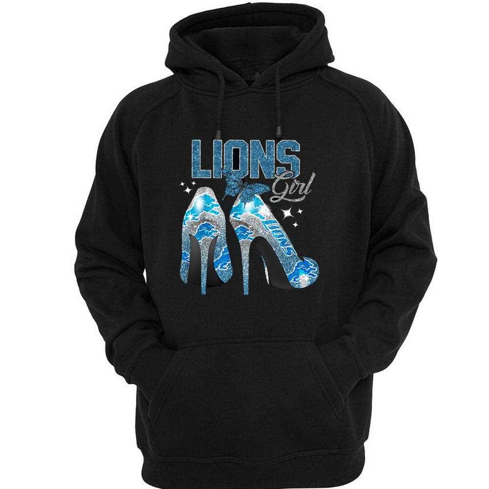 High Heels Detroit Lions Girl Christmas Sweatshirt High Heels Detroit Lions Girl Christmas Sweatshirt