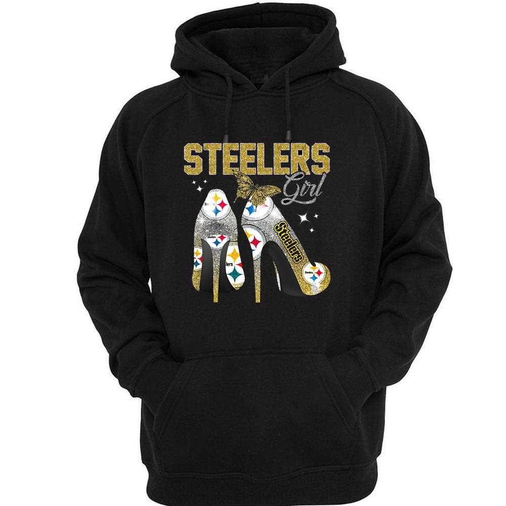 High Heels Steelers Girl Christmas Sweatshirt High Heels Steelers Girl Christmas Sweatshirt