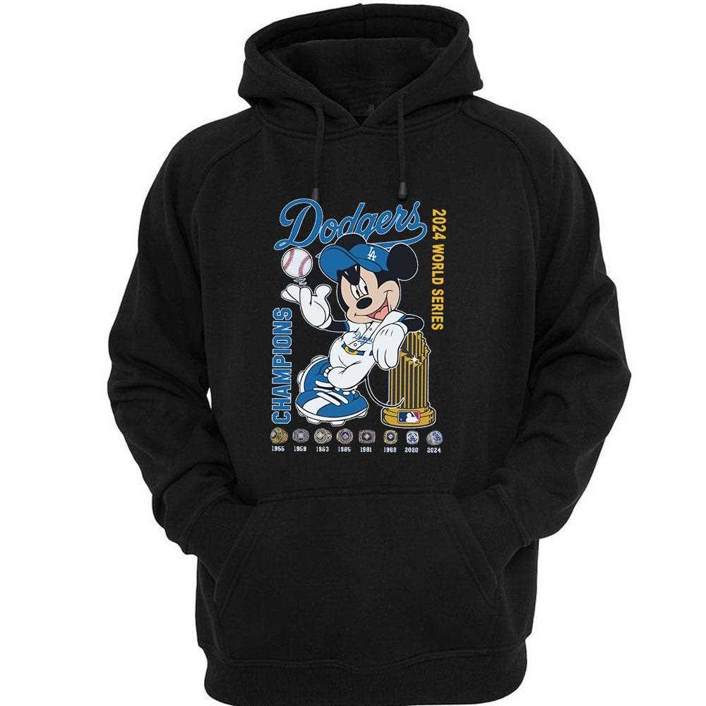 Los Angeles Dodgers 2024 World Series Champions Mickey Mouse Sweatshirt Los Angeles Dodgers 2024 World Series Champions Mickey Mouse Sweatshirt