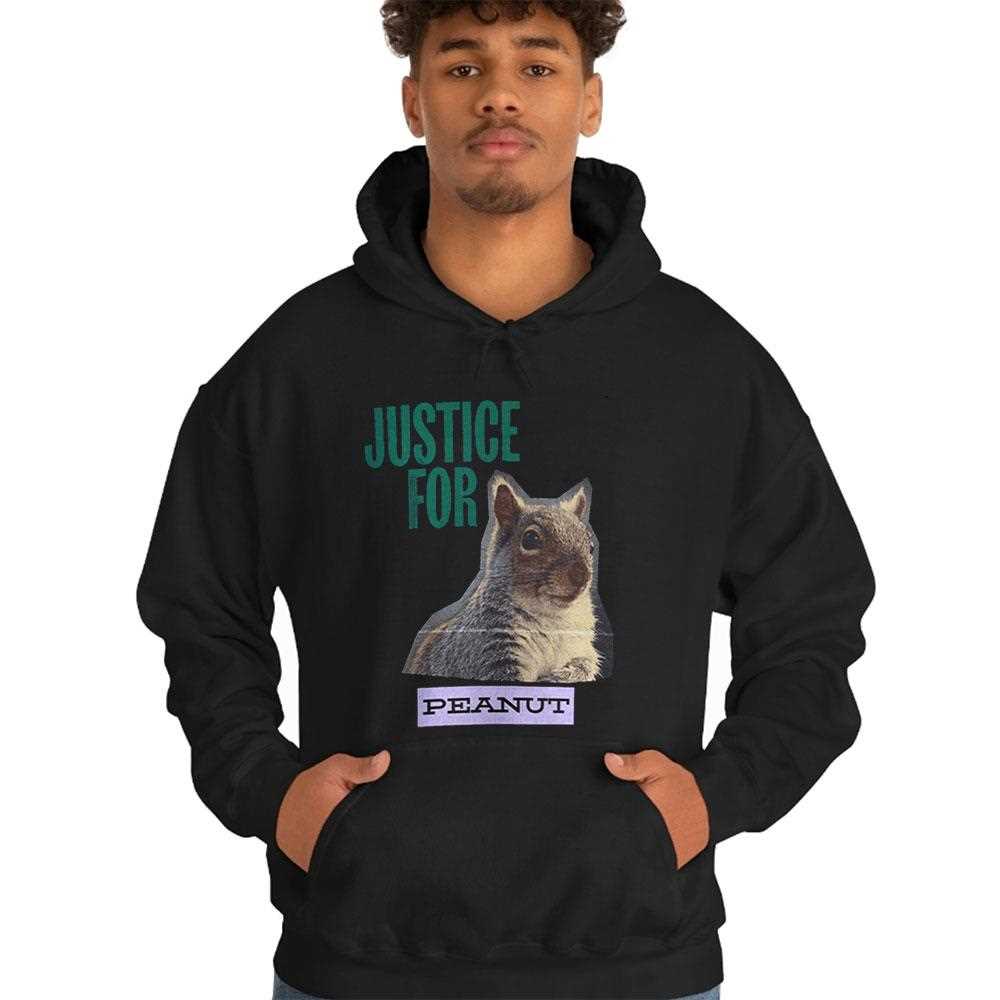 Justice For Peanut The Squirrel Shirt Hoodie Justice For Peanut The Squirrel Shirt Hoodie