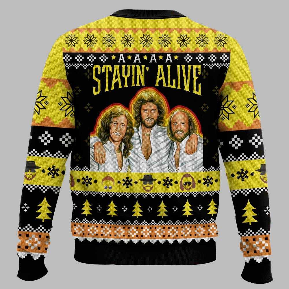 Bee Gees Christmas Christmas Ugly Sweater Bee Gees Christmas Christmas Ugly Sweater