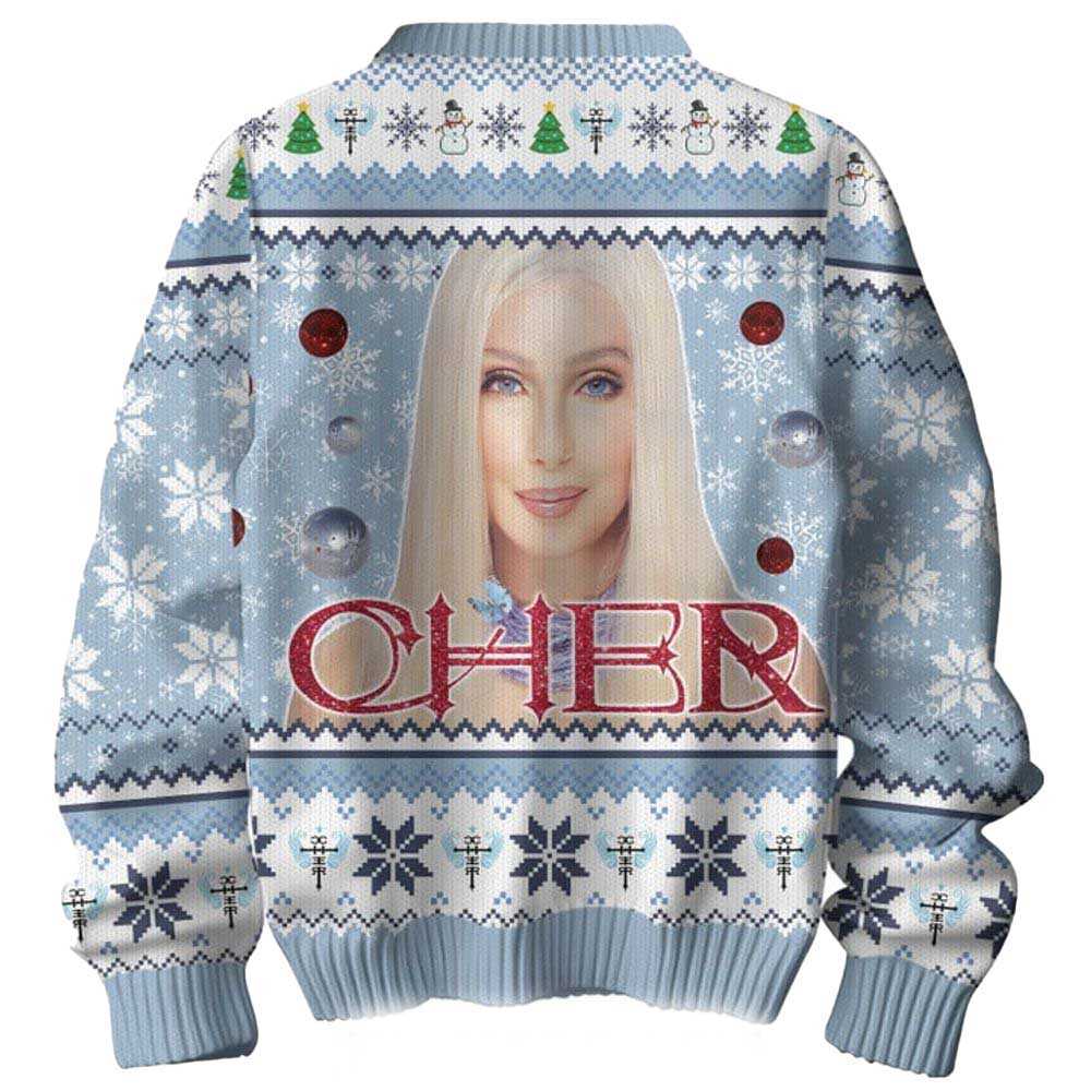 Cher Merry Christmas Ugly Sweater