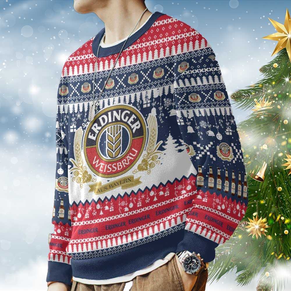 Erdinger German Beer Christmas Ugly Sweater Erdinger German Beer Christmas Ugly Sweater