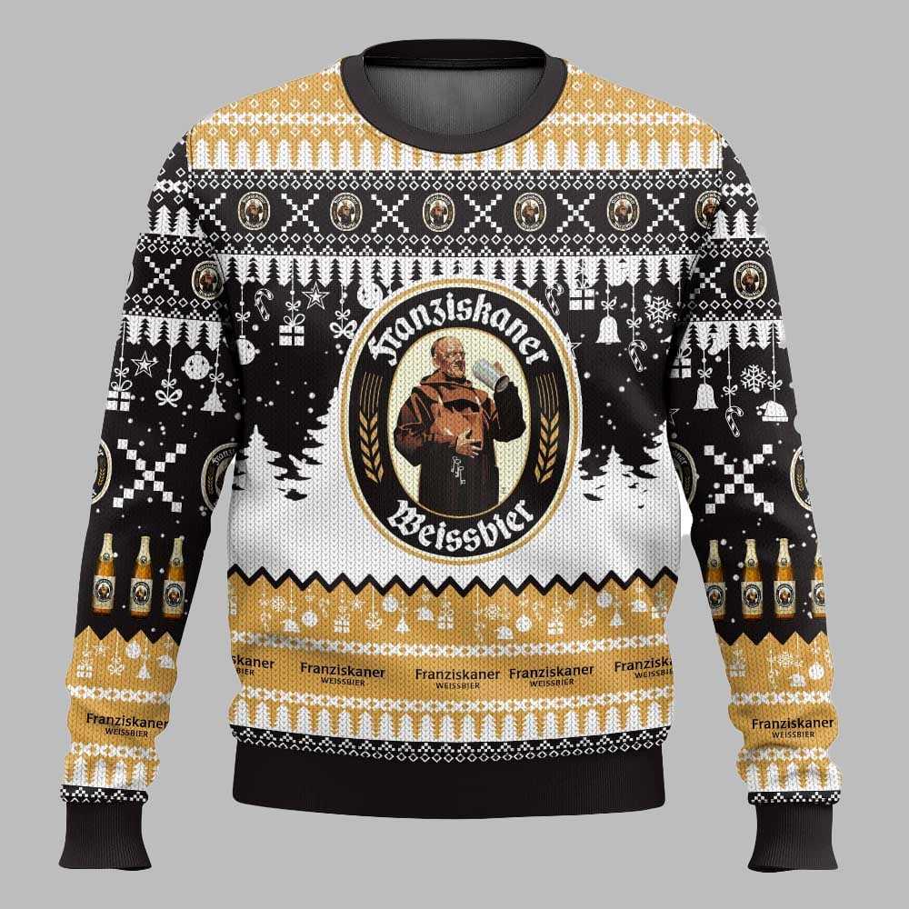 Franziskaner German Beer Christmas Ugly Sweater