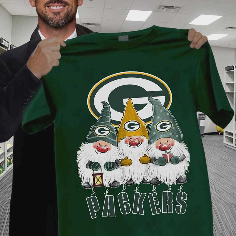 Gnomies Green Bay Packers Christmas Sweatshirt Gnomies Green Bay Packers Christmas Sweatshirt