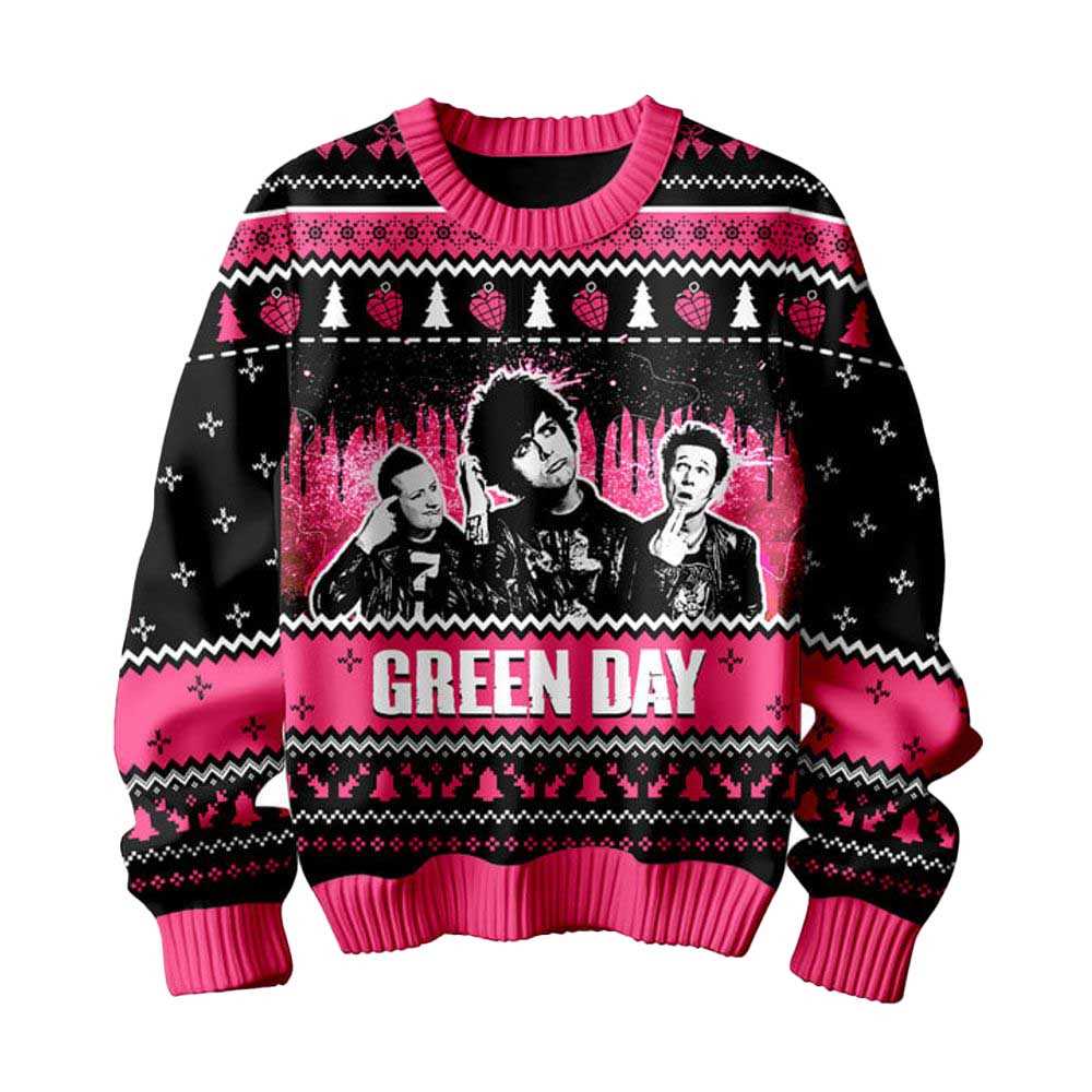 Green Day Premium Christmas Ugly Sweater Green Day Premium Christmas Ugly Sweater