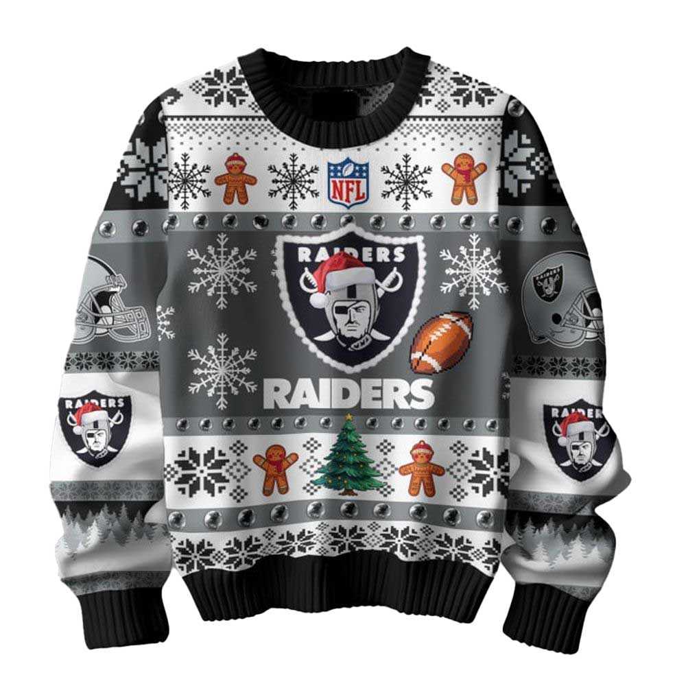 Las Vegas Raiders They Not Like Us Christmas Ugly Sweater