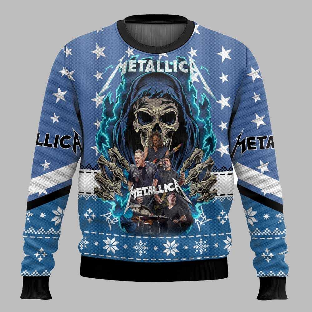 Metallica Christmas Ugly Sweater