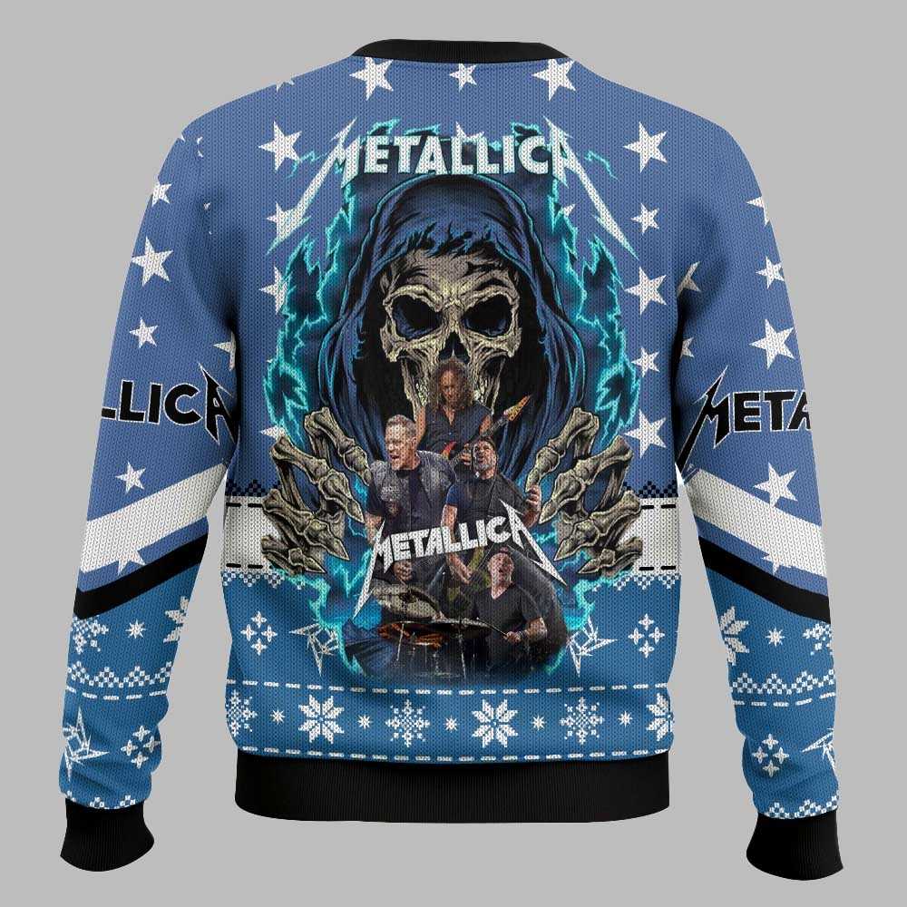 Metallica Christmas Ugly Sweater Metallica Christmas Ugly Sweater
