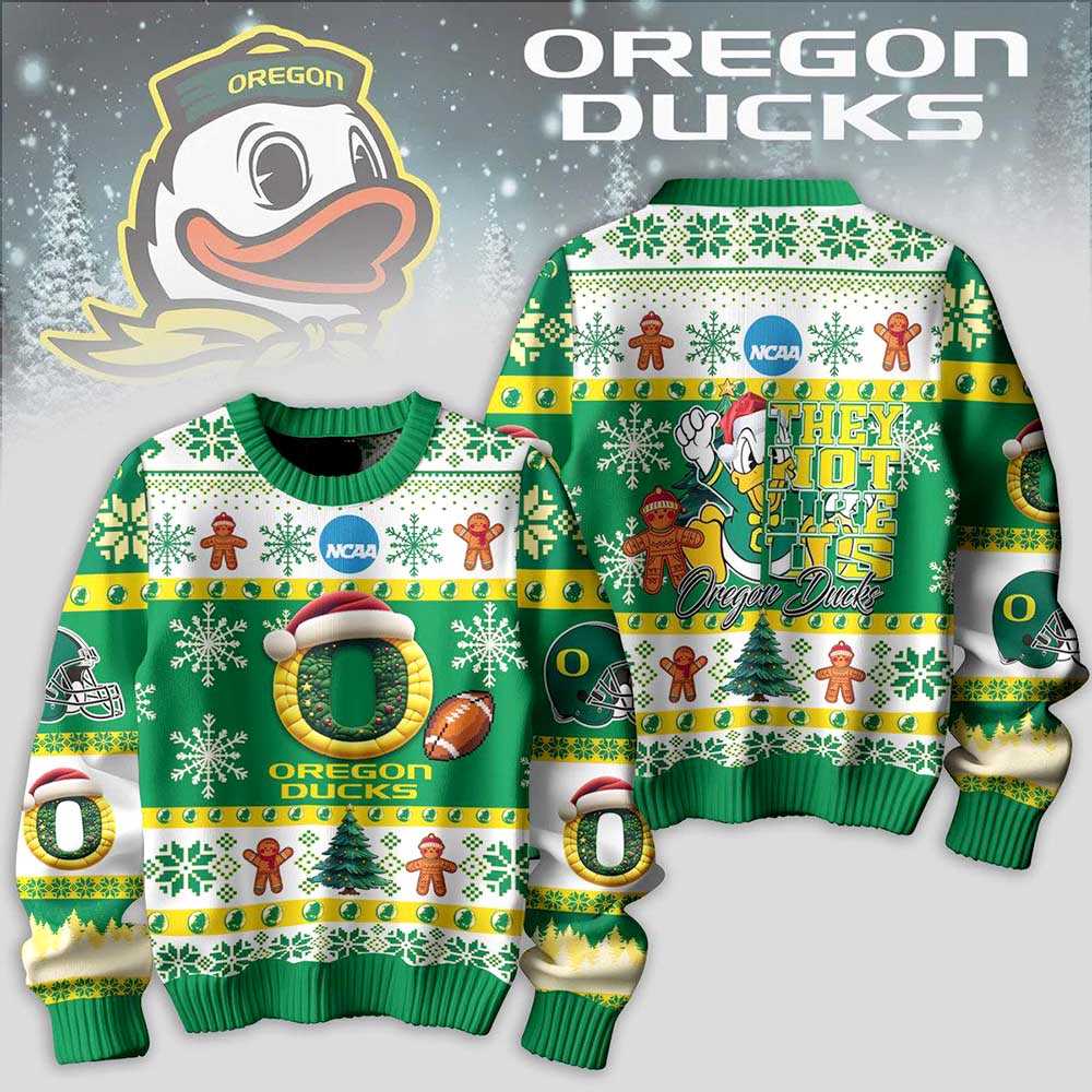Oregon Ducks They Not Like Us Christmas Ugly Sweater Oregon Ducks They Not Like Us Christmas Ugly Sweater