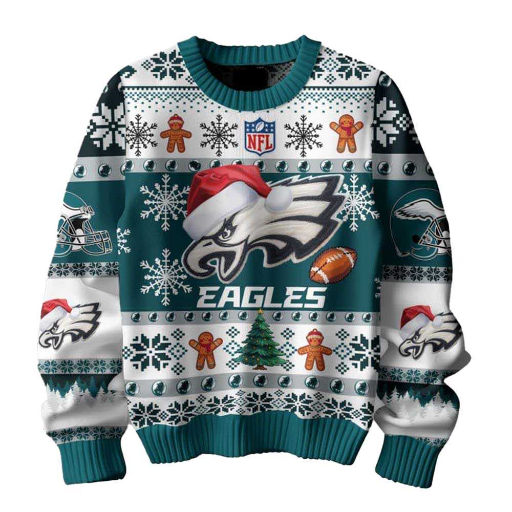 Philadelphia Eagles They Not Like Us Christmas Ugly Sweater