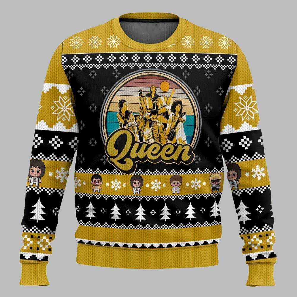 Queen Christmas Ugly Sweater Queen Christmas Ugly Sweater