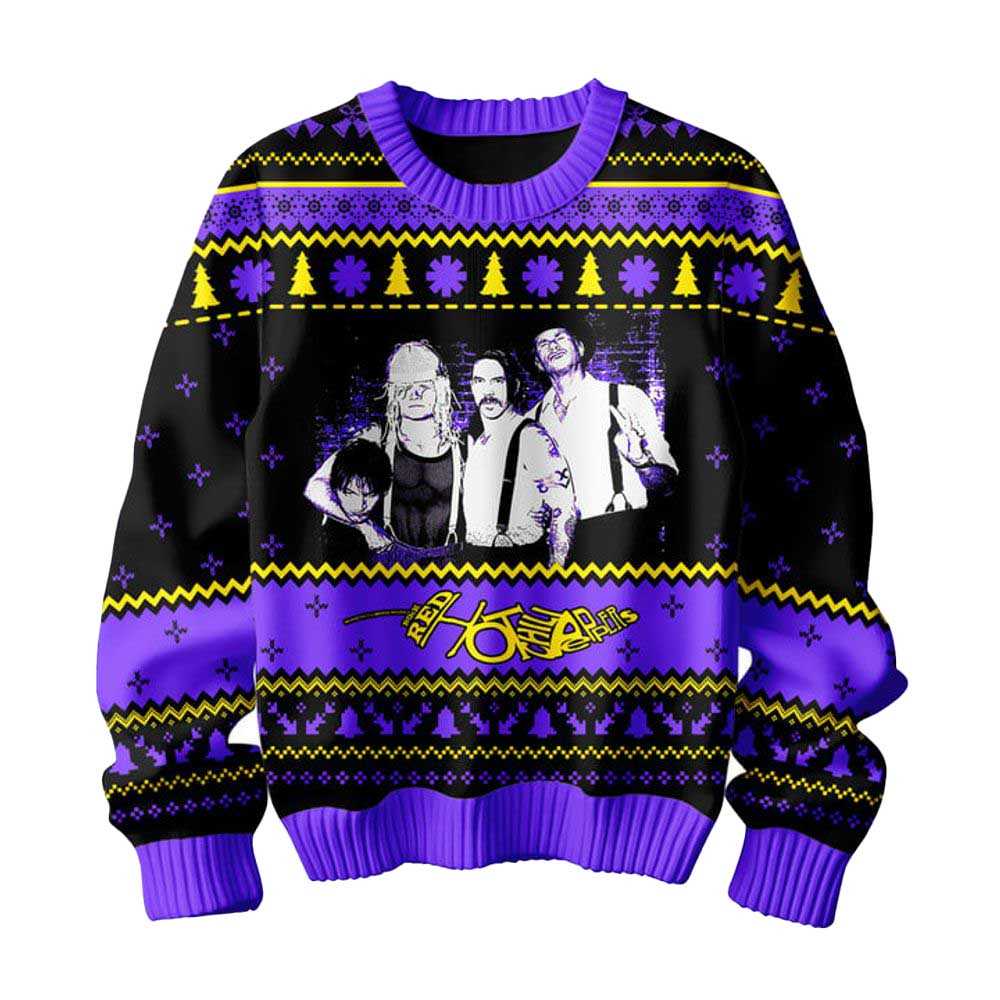 Red Hot Chili Peppers Limited Edition 2024 Ugly Sweater Red Hot Chili Peppers Limited Edition 2024 Ugly Sweater