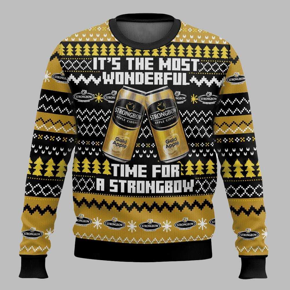 Strongbow Uk Beer Christmas Ugly Sweater