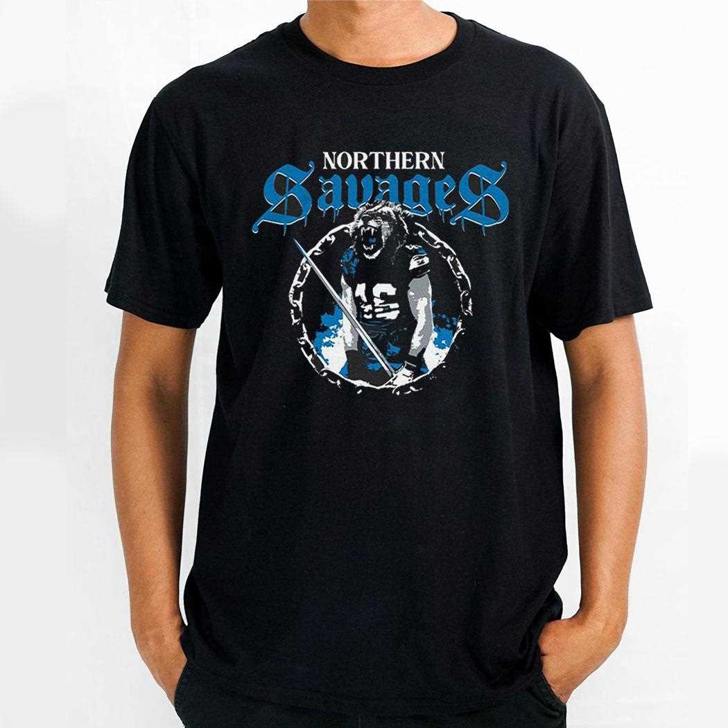 Dan Campbell Lions Defense Northern Savages Shirt