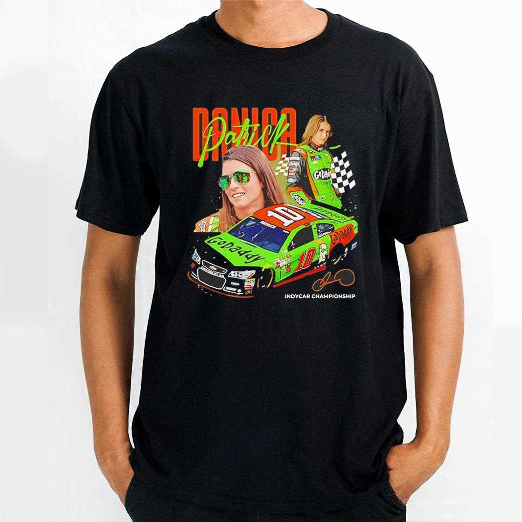 Danica Patrick Godaddy 10 Indycar Championship Retro Shirt