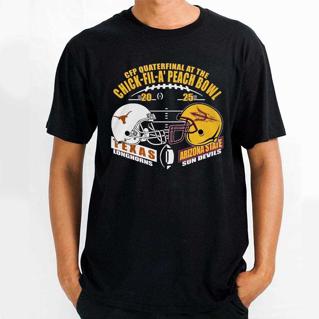 Fear The Fork Cfp Quaterfinal At The Chick Fil A Peach Bowl Texas Longhorns Arizona State Sun Devils Shirt